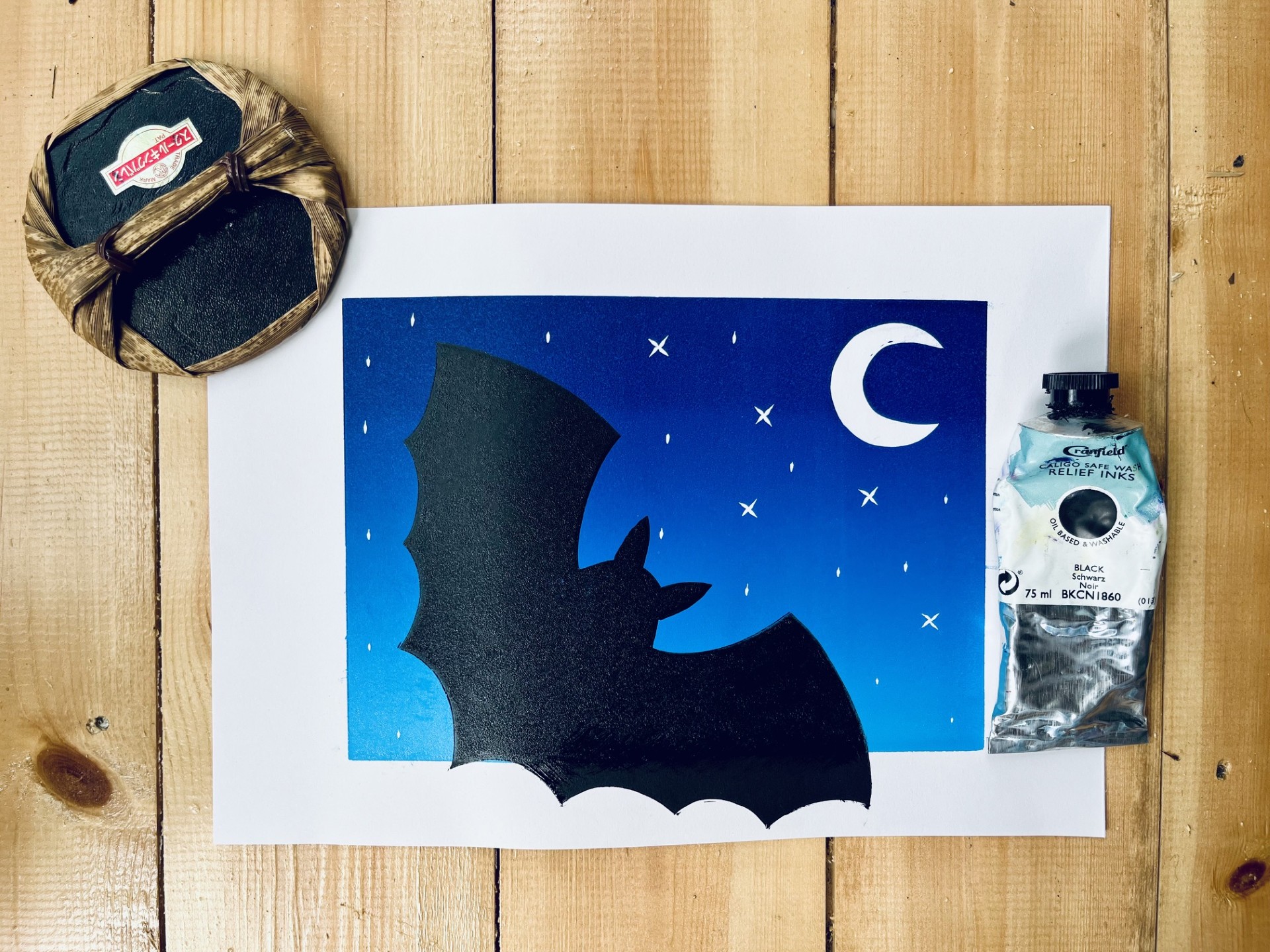 Bat print Bat print