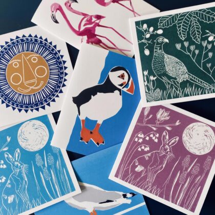 Digitally printed greetings card range