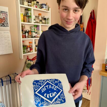 Family workshop custard cream finished