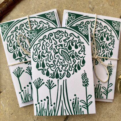 Green partridge in a pear tree christmas card Green partridge in a pear tree christmas card