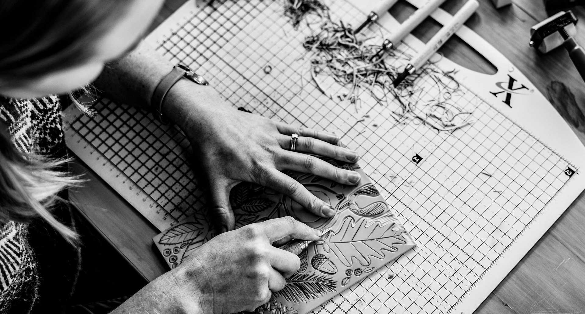 Hand carving