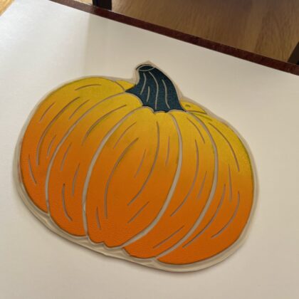 Inked pumpkin block Inked pumpkin block