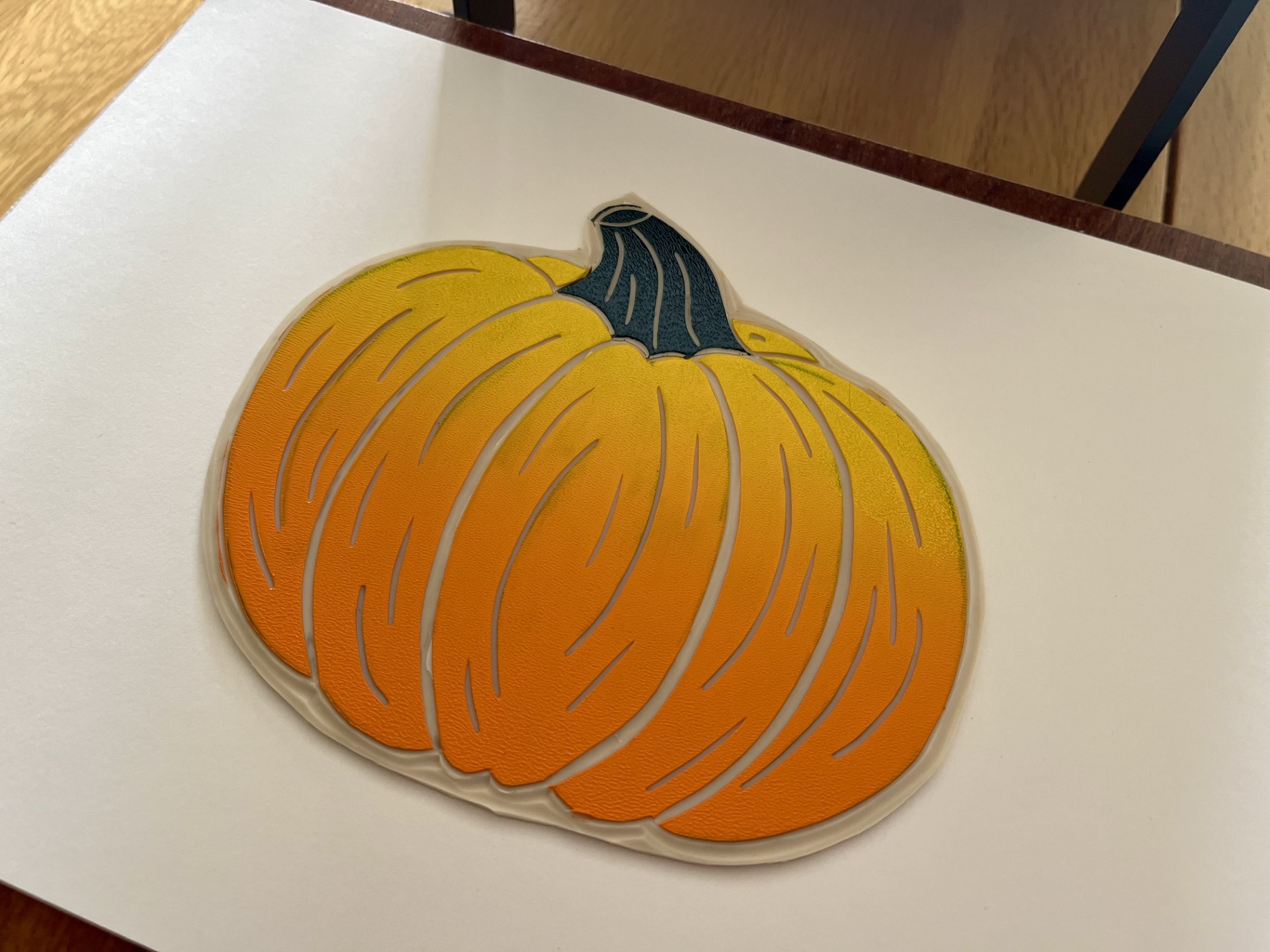 Inked pumpkin block Inked pumpkin block