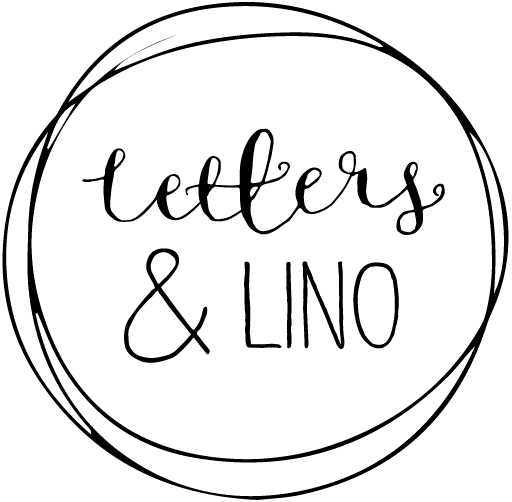 Letters and lino round logo