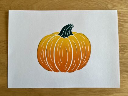 Pumpkin print