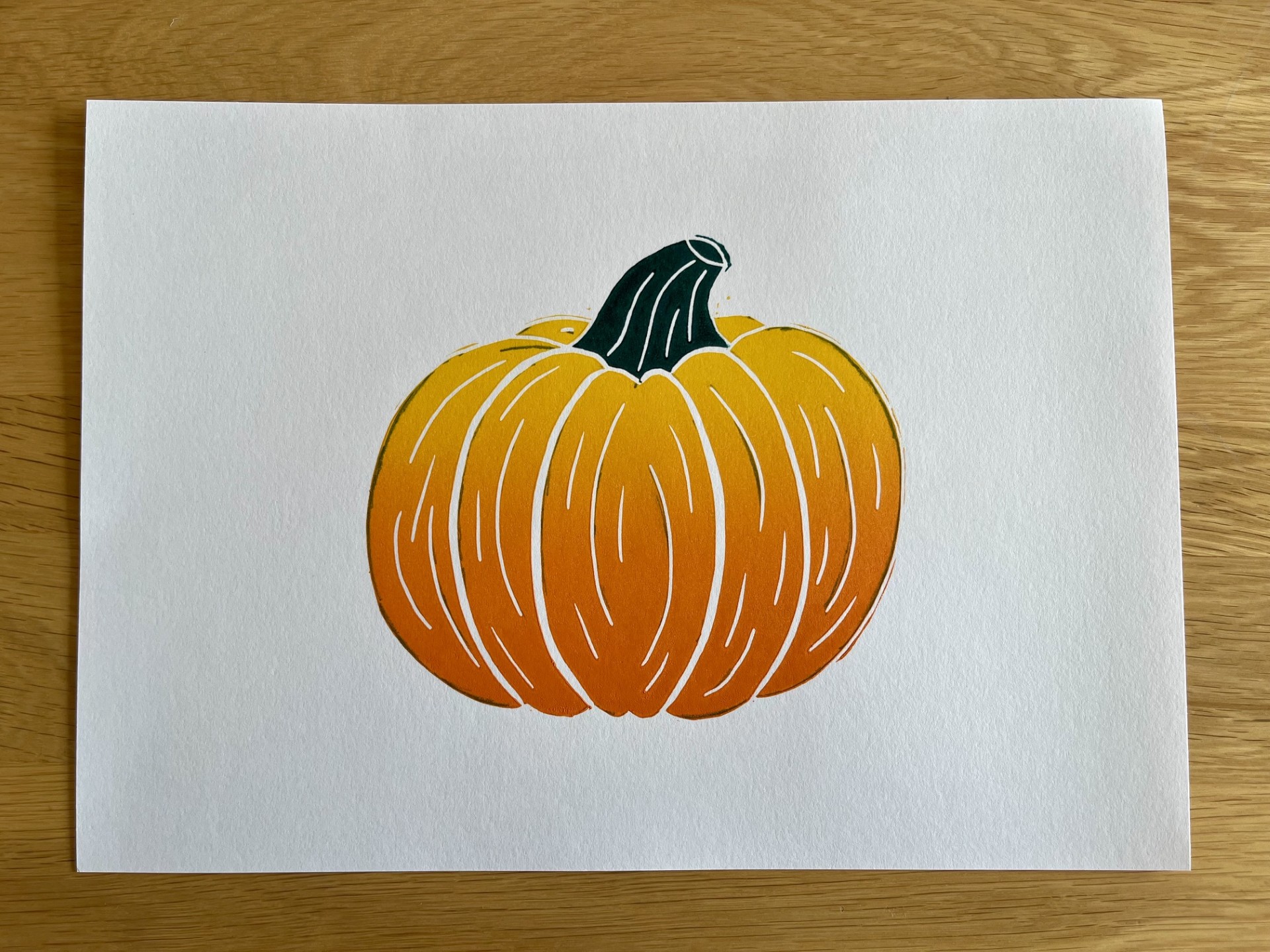 Pumpkin print Pumpkin print