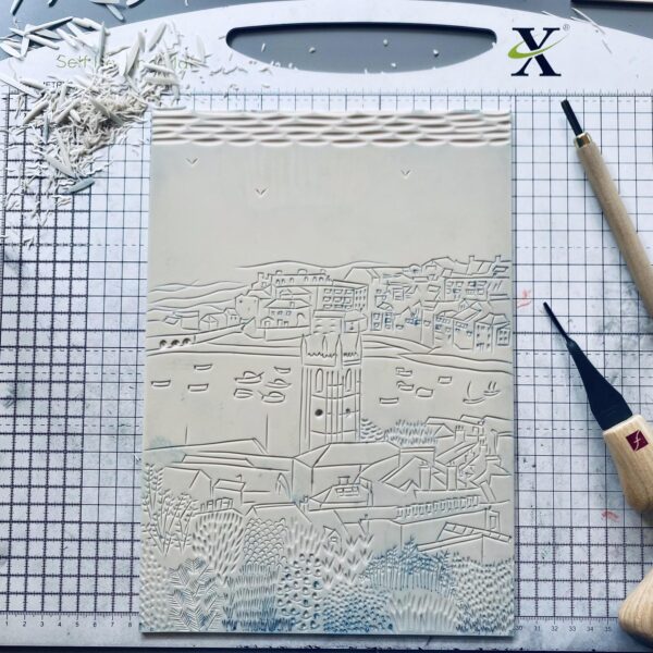 St ives carving progress