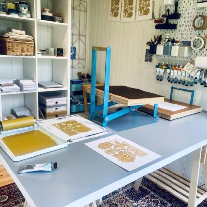 Summer block studio printing